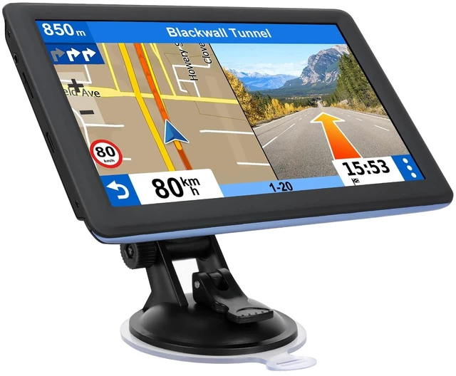 Main image of GPS Navigator for Car Truck RV, 7-Inch Car GPS with 2026 Maps Free Lifetime Updates, Voice Guidance, Speed Camera Alerts, Custom Truck Routing, Turn-by-Turn Voice Guidance