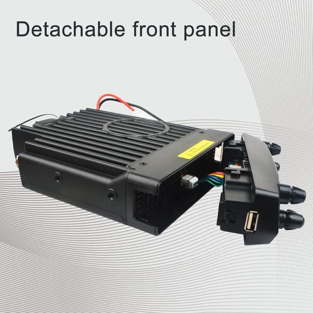 Alt view image 4 of 5 - AnyTone AT-5888UV Mobile Transceiver Dual Band VHF UHF 50W/40W Vehicle Radio with Programming Cable