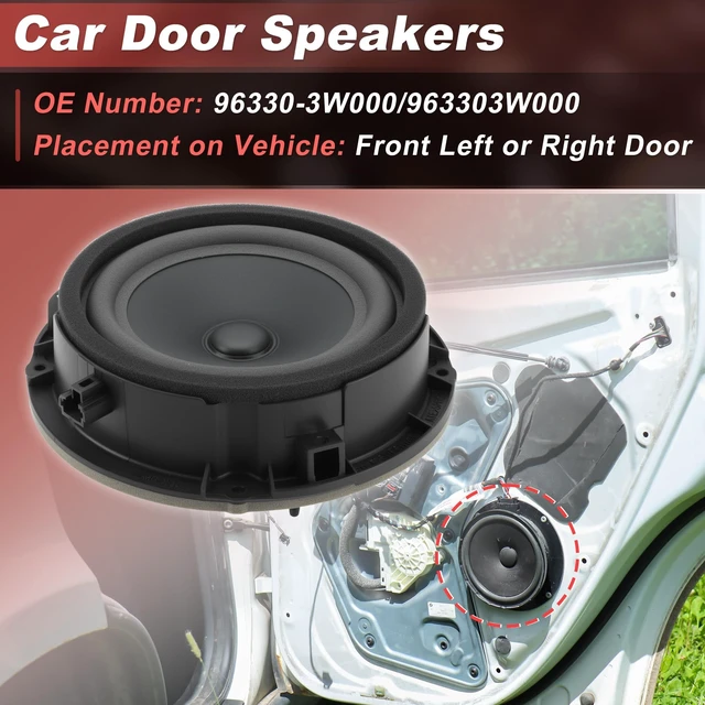 Alt view image 2 of 5 - Motoforti 96330-3W000 Front Door Speaker Assembly for Kia Sportage 2011-2016 7.5 Inch Midbass Car Audio Loudspeaker Left or Right Side Front Door Radio Speaker Coaxial Speakers 963303W000