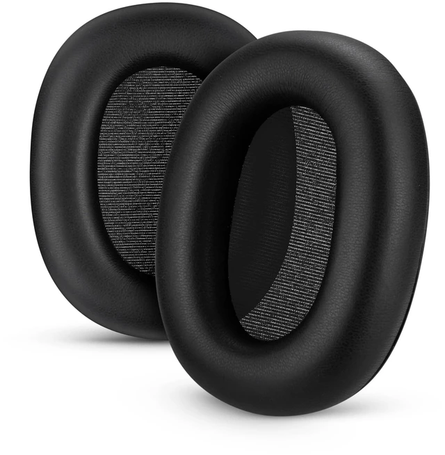 Main image of Replacement Earpads for Sony WH-1000XM6 Headphones - Soft PU Protein Leather Cushions with Memory Foam for Extra Comfort, Easy & Quick Installation, By Brainwavz (Black)