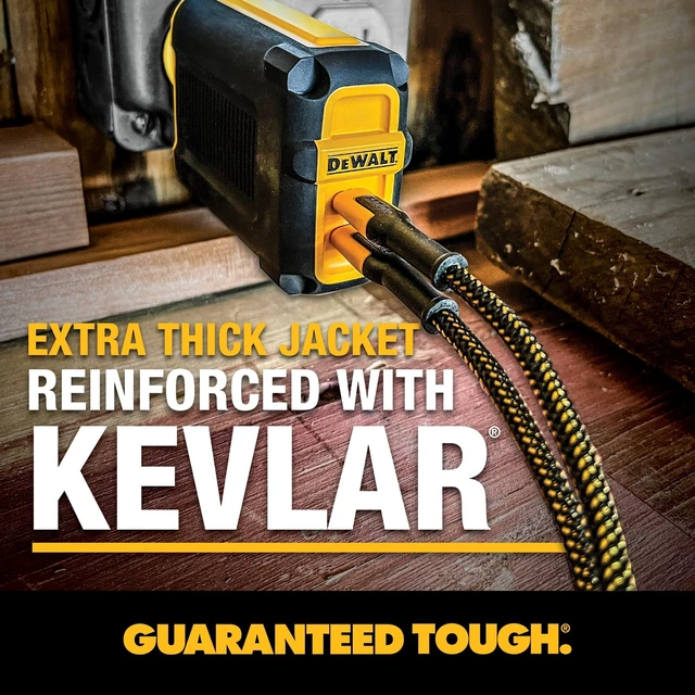 Alt view image 4 of 5 - DEWALT Heavy Duty 100W USB C Cable, Jobsite 100W Type-C to Type-C Fast Charge PD Cable, High Speed USBC Charging Cord Compatible with iPhone 17/18/16/15 Pro Max, 6 ft, 2 Pack