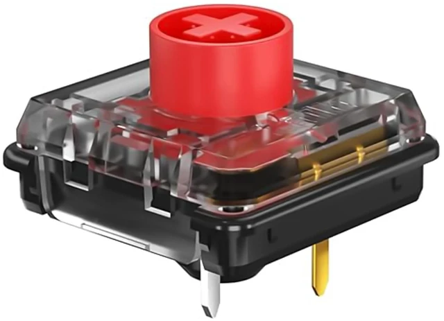 Main image of Zjmehty Kailh Choc V2 Red Low Profile Switches for Mechanical Keyboard,4-Pin 50gf Linear RGB/SMD/MX Switch(72pcs,Choc V2 Red)