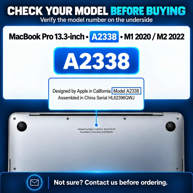 Alt view image 2 of 5 - A2338 Screen Replacement for MacBook Pro 13 inch 2020 M1/2022 M2 LCD-Silver