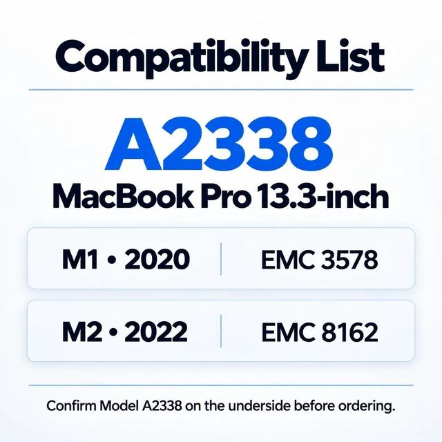 Alt view image 3 of 5 - A2338 Screen Replacement for MacBook Pro 13 inch 2020 M1/2022 M2 LCD-Silver