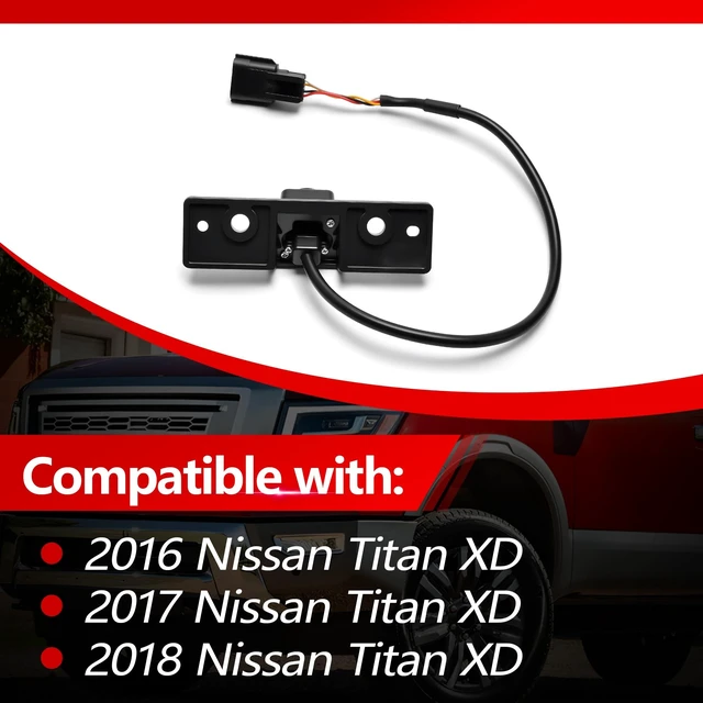 Alt view image 2 of 5 - 28442-EZ00A Rear View Camera Fits for 2016-2018 Nissan Titan XD Backup Camera Replace# 28442-EZ01A