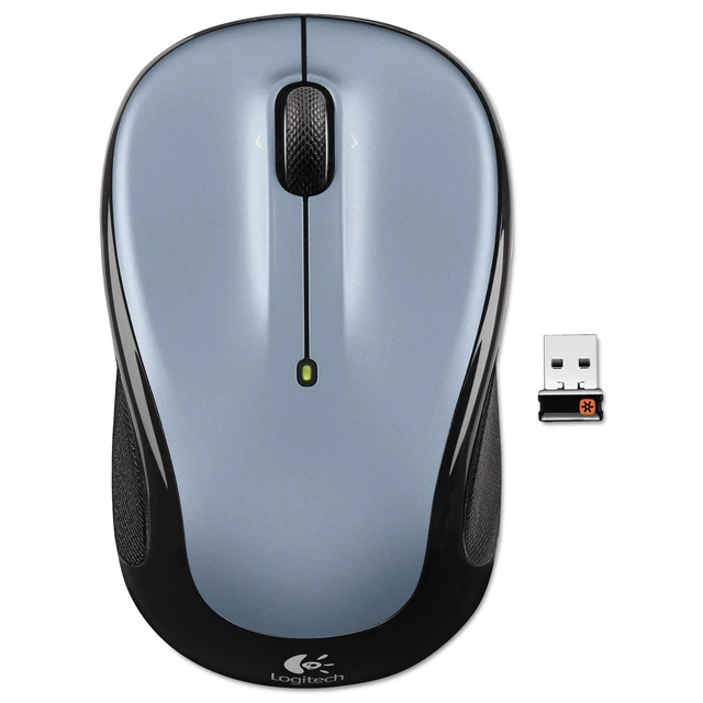 Alt view image 2 of 3 - Logitech 910002332 M325 Wireless Mouse, Right/Left, Silver