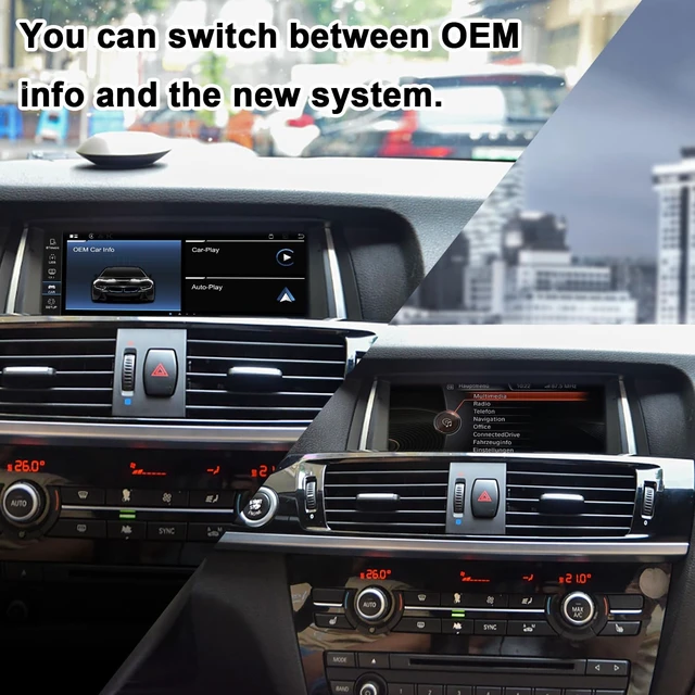 Alt view image 4 of 5 - PEMP 8.8" Linux HD CarPlay Screen for BMW F25 F26 2013-2017