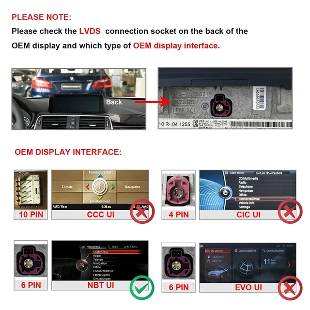 Alt view image 5 of 5 - PEMP 8.8" Linux HD CarPlay Screen for BMW F25 F26 2013-2017