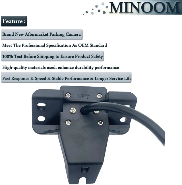 Alt view image 5 of 5 - MINOOM 99240-BU500 Backup Rear View Camera Replacement for Hyundai Elantra 2021 2022 Part No.#99240BU50099240-AA100
