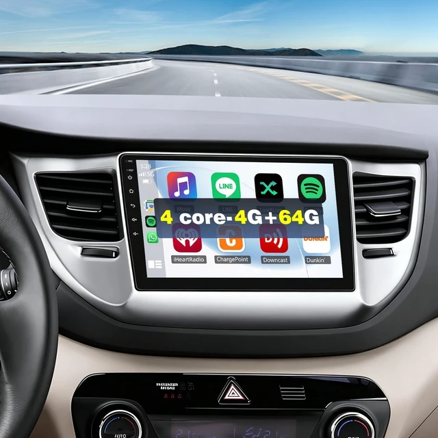 Main image of 4+64G Android Car Radio for Hyundai Tucson 2015-2018