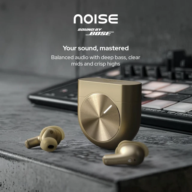 Alt view image 3 of 5 - Noise Master Buds 2 with SoundByBose (2026), 51dB Adaptive ANC, Hi-Res LHDC Audio,360 Spatial Audio with Head Tracking, 6-mic ENC, Dual Pairing, Fast Charge & BT v6.1 (Mercury)