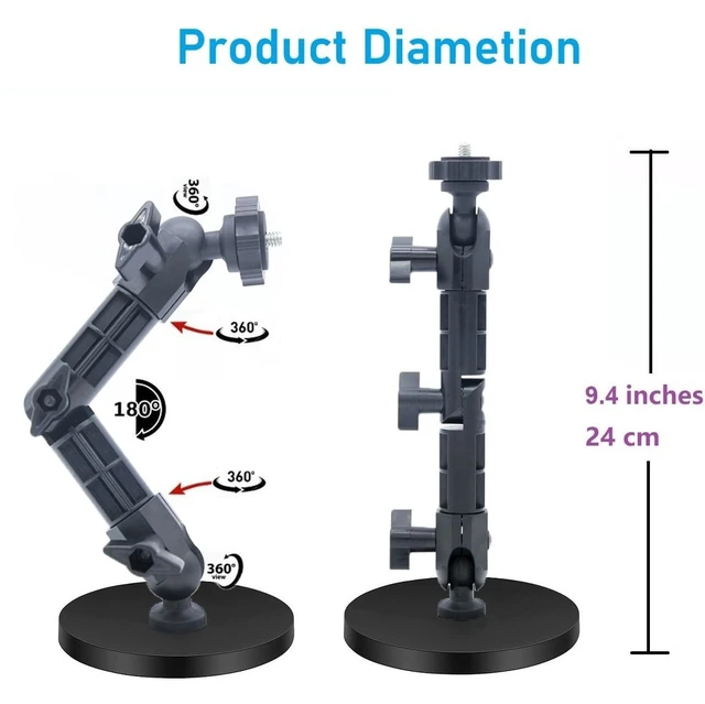 Alt view image 5 of 5 - Webcam Magnetic Mount with Ring Light, 10'' Selfie Light with Rotating Magnetic Wall Holder Compatible with Logitech C920x StreamCam C930e C922s C925e C615 MX-Brio Brio-4K Brio-500 webcams