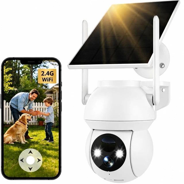 Main image of YOTON Solar Camera Wireless Outdoor PIR Human Detection Color Night Vision