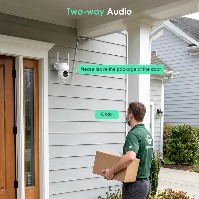 Alt view image 5 of 5 - YOTON Solar Camera Wireless Outdoor PIR Human Detection Color Night Vision