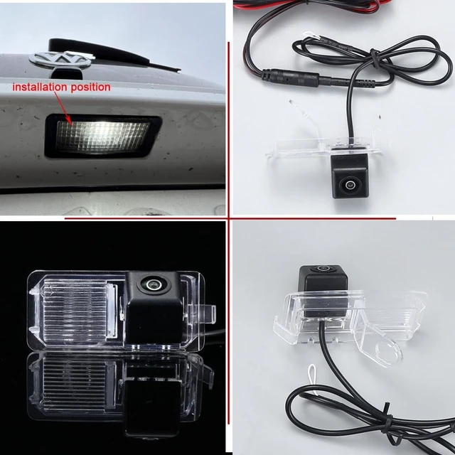 Alt view image 4 of 5 - 1280 * 720 Pixel Car Rear View Backup Camera Replacement for VW UP e-up Seat MII e-MII Ibiza IV 4 Sportcoupe 6J 6J1 6J5 6P1 6P5 Skoda Citigo E-Citigo Waterproof Night Vision
