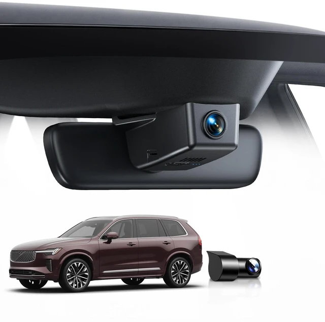 Main image of OVAMAN OEM-Fit 4K Dual Dash Cam for Volvo XC90 2016-2022, 128GB