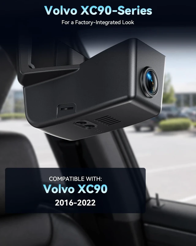 Alt view image 2 of 5 - OVAMAN OEM-Fit 4K Dual Dash Cam for Volvo XC90 2016-2022, 128GB