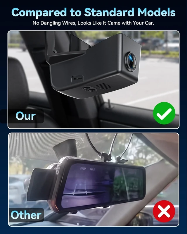 Alt view image 4 of 5 - OVAMAN OEM-Fit 4K Dual Dash Cam for Volvo XC90 2016-2022, 128GB