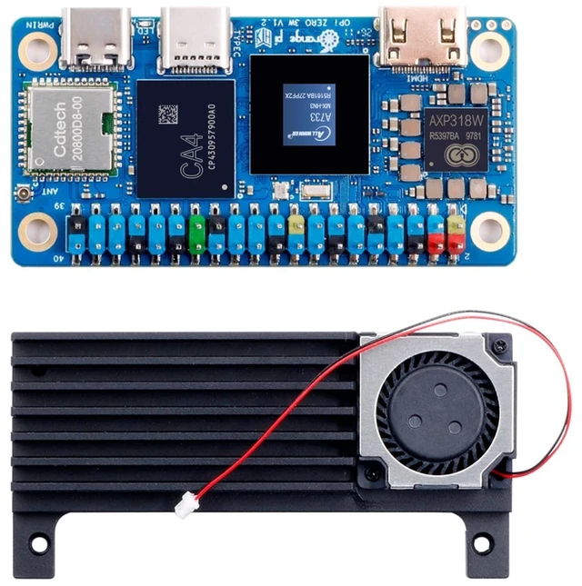 Main image of OrangePi Zero3W 6GB LPDDR5 AllWinner A733 Octa-core Single Board Computer with 3 Tops NPU, WiFi 6.0/Bluetooth 5.4, Development Board Run Linux/Debian/Ubuntu/Android(6GB)