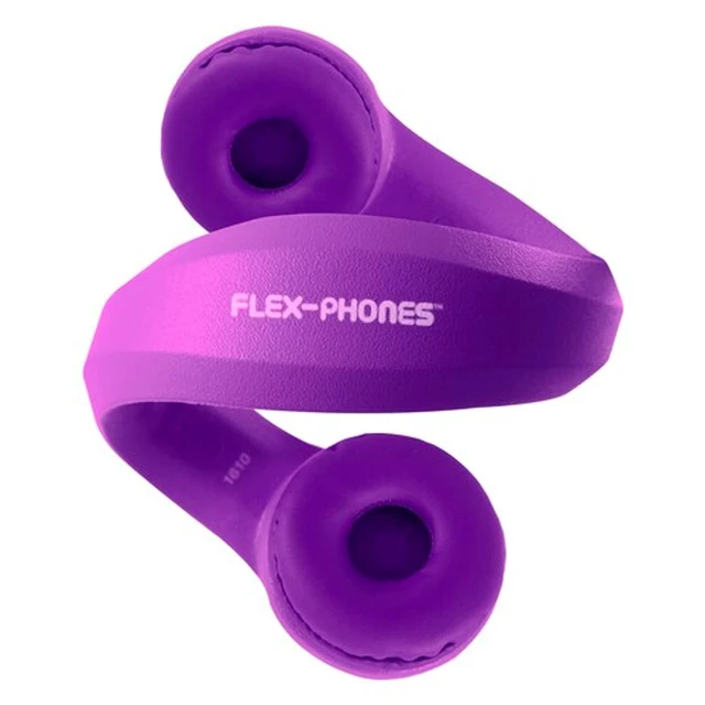 Alt view image 5 of 5 - HamiltonBuhl FlexPhones Kids Foam Headphones 10Pack Durable EVA Foam, VolumeLimited 85 dB, ChewResistant DuraCord, Safe BPAFree Design for Classroom Use Purple