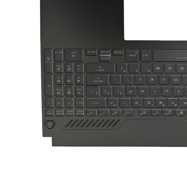 Alt view image 3 of 5 - New Replacement for ASUS TUF Dash 15 FA507/FX507 Series FA507R/RC/RE & FX507Z/ZM/ZR Laptop Palmrest Upper Case Backlit Keyboard Assembly Part 90NR0951-R31 90NR09F4-R31US0 6070B2137812 (Single Color