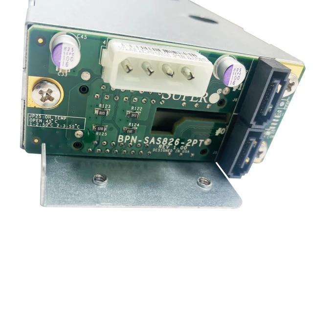Alt view image 4 of 5 - 2X 2.5 Rear HDD Cage Compatible with Supermicro Server MCP-220-82609-0N
