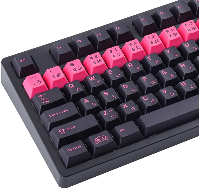 Main image of Tsungup Japanese Keycaps - Retro Cherry Profile 132 Key caps Keyboard