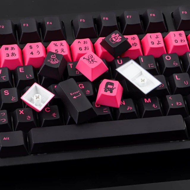 Alt view image 4 of 5 - Tsungup Japanese Keycaps - Retro Cherry Profile 132 Key caps Keyboard
