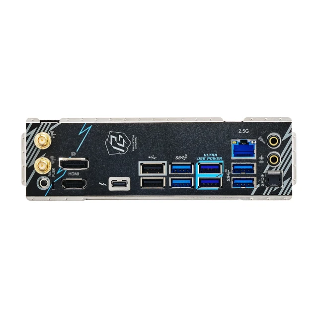 Alt view image 3 of 5 - ASRock B860M Lightning WiFi Motherboard - Intel B860, LGA1851, DDR5 8666+ (OC), PCIe 5.0, Thunderbolt 4, WiFi 6E, 12+1+1+1+1 Power Phase, 4X M.2, USB 3.2 Gen2, Killer 2.5G LAN
