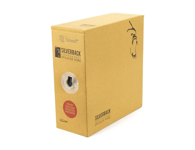 Alt view image 4 of 5 - Sewell Silverback Speaker Wire, 200 ft, 10 AWG Pure Copper, High Strand