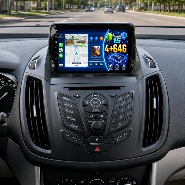 Main image of Upgrcaru 4+64G Car Radio for Ford Escape 2013 2014 2015 2016