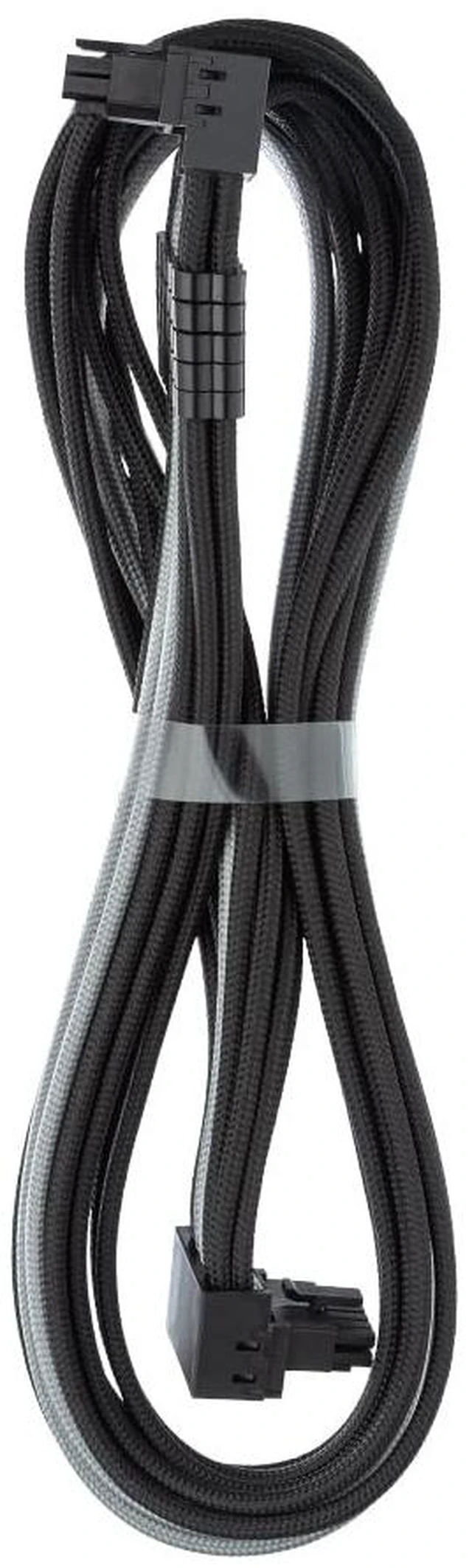 Main image of CableMod Pro ModFlex 12V-2x6 PCIe Cable for Corsair T5 (Blk+SLV, 16p,90B)