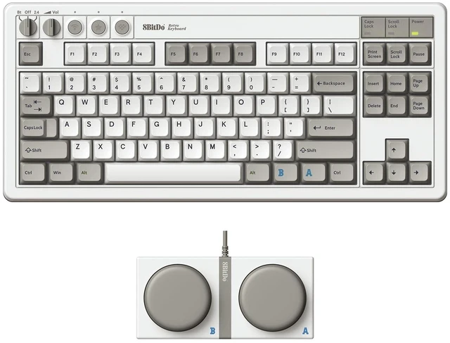 Main image of 8Bitdo Retro Mechanical Keyboard for Windows & Android, M Edition
