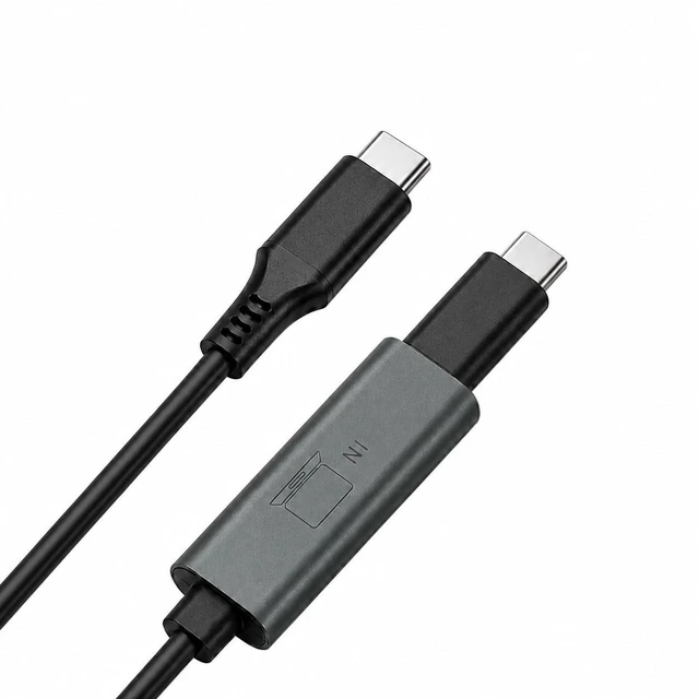Main image of Anyking H5 Video Conversion Cable for Triple Laptop Screen Extenders, 2-in-1 USB A/C Solution for Laptops Lacking Display Type-C Ports, Overcomes M1 M2 M3 MacBook Limits