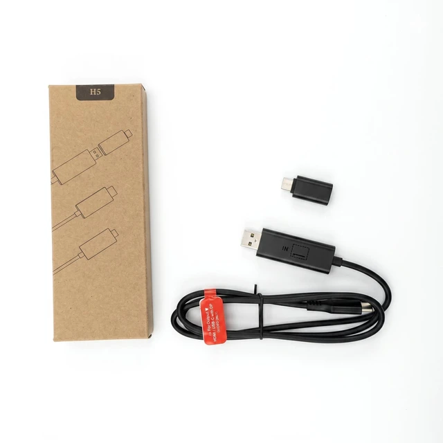 Alt view image 4 of 4 - Anyking H5 Video Conversion Cable for Triple Laptop Screen Extenders, 2-in-1 USB A/C Solution for Laptops Lacking Display Type-C Ports, Overcomes M1 M2 M3 MacBook Limits