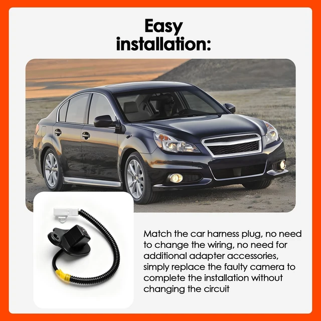 Alt view image 5 of 5 - 86267AJ11B Rear View Backup Camera Fit for Subaru Legacy 2012-2014