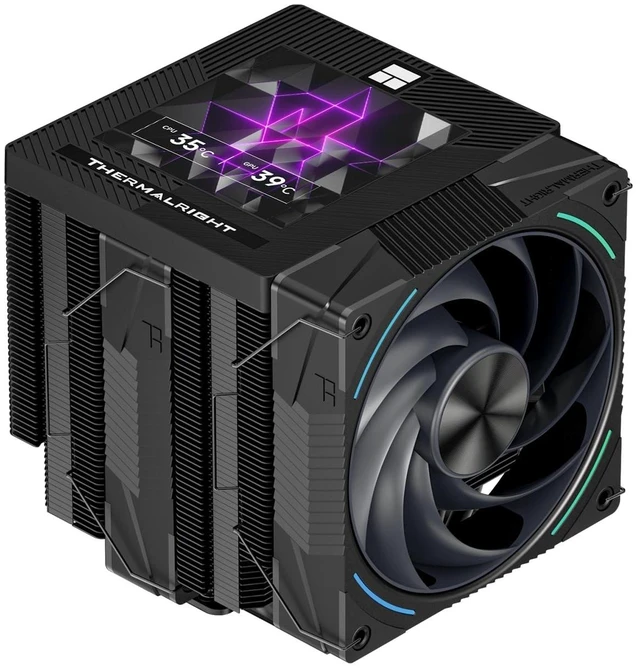 Main image of Thermalright TR Phantom Spirit 120 Vision EVO CPU Cooler with 3.95-in 480x480 Resolution Display LCD Screen, PC Cooling for LGA1700/1851/1150/1151,AM4/AM5,High Performance Radiator-Black
