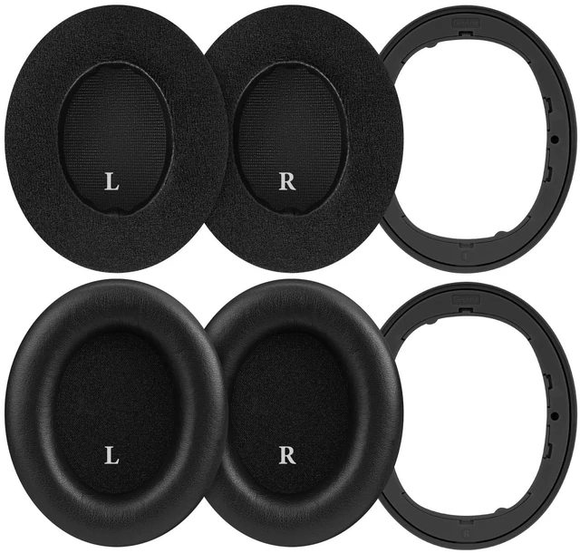 Alt view image 3 of 5 - Geekria SNAP Ear Pads Replacement Kit for Beats Studio 3, Studio 2 Wireless Headphones, Magnetic Easy Switch Ear Cushions, Exchange Earpads in Seconds (Protein Leather+Velour, 2 Pairs)