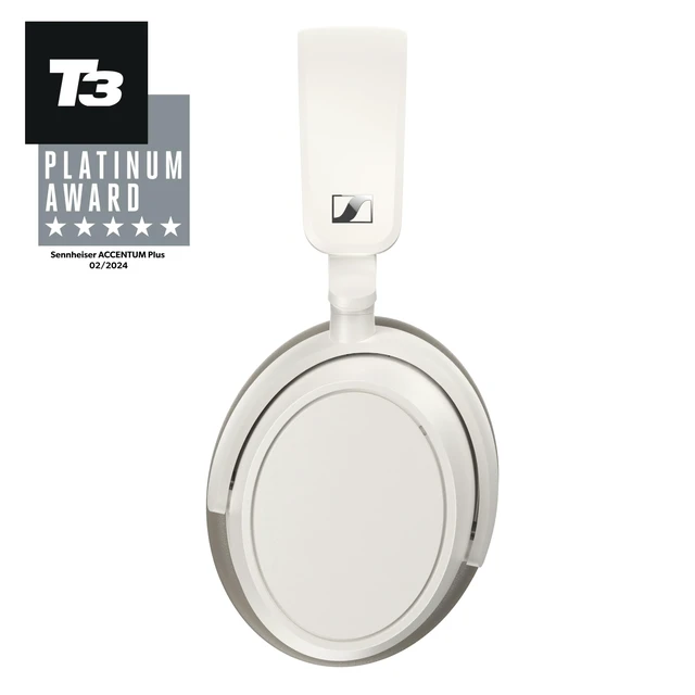 Alt view image 2 of 5 - Sennehiser ACCENTUM Plus Wireless Headphones, ANC, 50 Hr Battery, White