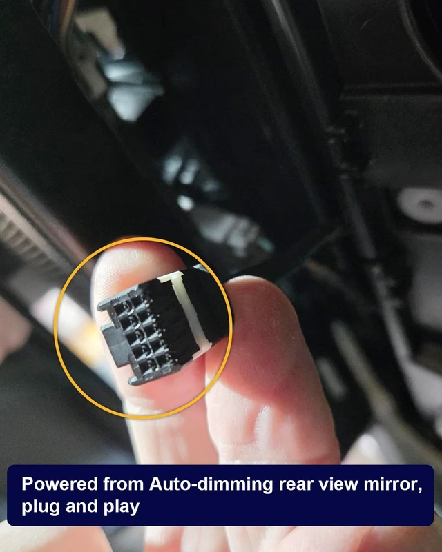 Alt view image 5 of 5 - Fitcamx 4K Dash Cam Suitable for Subaru Crosstrek 2024-2026 & Crosstrek Hybrid (HD2-D6800), OEM Factory Look, 2160P UHD Video, WiFi & APP, Loop Recording, G-Sensor, Easy to Install, 64GB Card