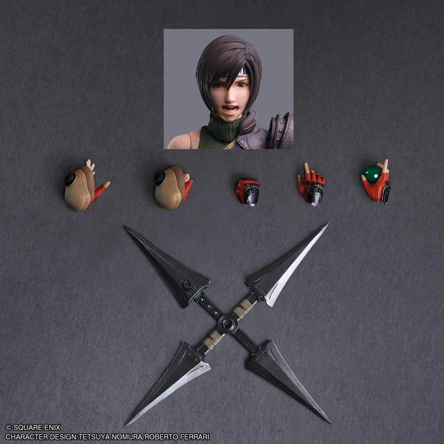 Alt view image 2 of 5 - Square-Enix Final Fantasy VII Play Arts Kai Figurine Yuffie Kisaragi 25 cm