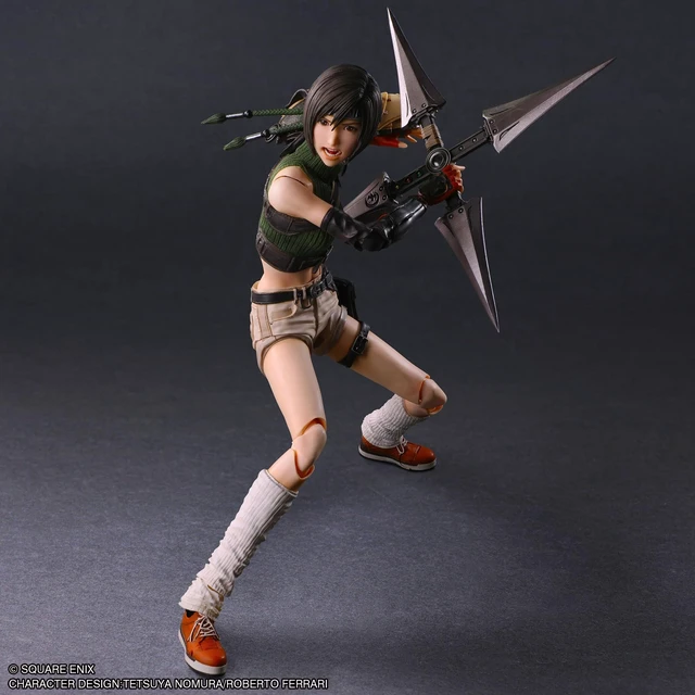 Alt view image 4 of 5 - Square-Enix Final Fantasy VII Play Arts Kai Figurine Yuffie Kisaragi 25 cm