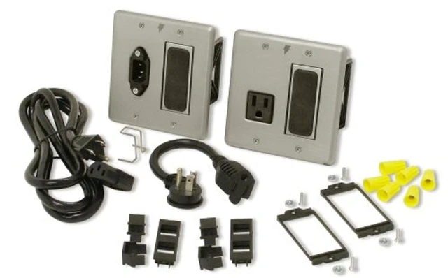 Alt view image 2 of 4 - Panamax MIW-XT In-Wall Power Extender System - Silver