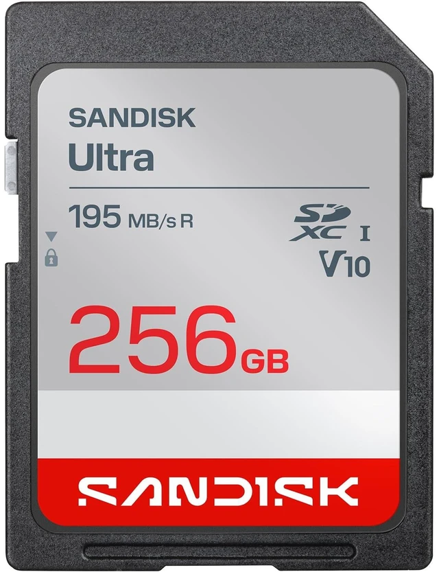Main image of SANDISK 256GB Ultra SD Memory Card, up to 195MB/s Read Speeds, UHS-I