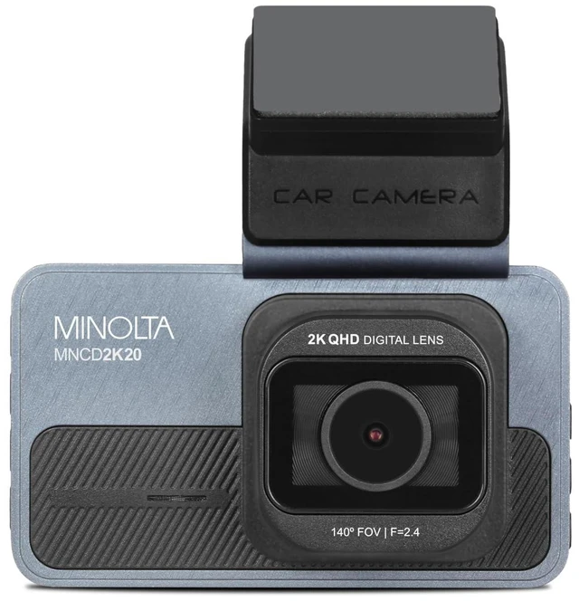 Main image of Minolta MNCD2K20K 2.5K Quad HD Dash Camera, 140 Lens, ADAS Alerts (Blue)