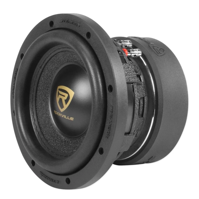 Alt view image 3 of 5 - Rockville W8K9D2 8" Car Audio Subwoofer, Dual 2-Ohm, 2000W Peak/500W RMS