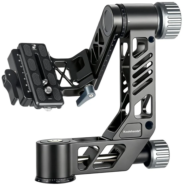 Main image of Koolehaoda Gimbal Tripod Head 360 Panoramic CNC Aluminum Arca Swiss