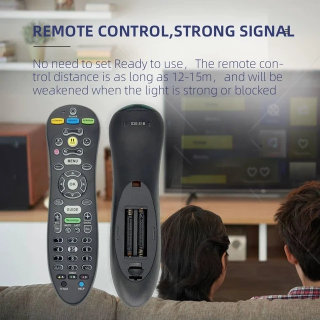 Alt view image 2 of 5 - (2-Pack) S30-S1b Remote Control for ATT Uverse Remote Control Universal Replacement with Easy Setup, Universal TV Remote for Everyday Use, 2 Years Warranty
