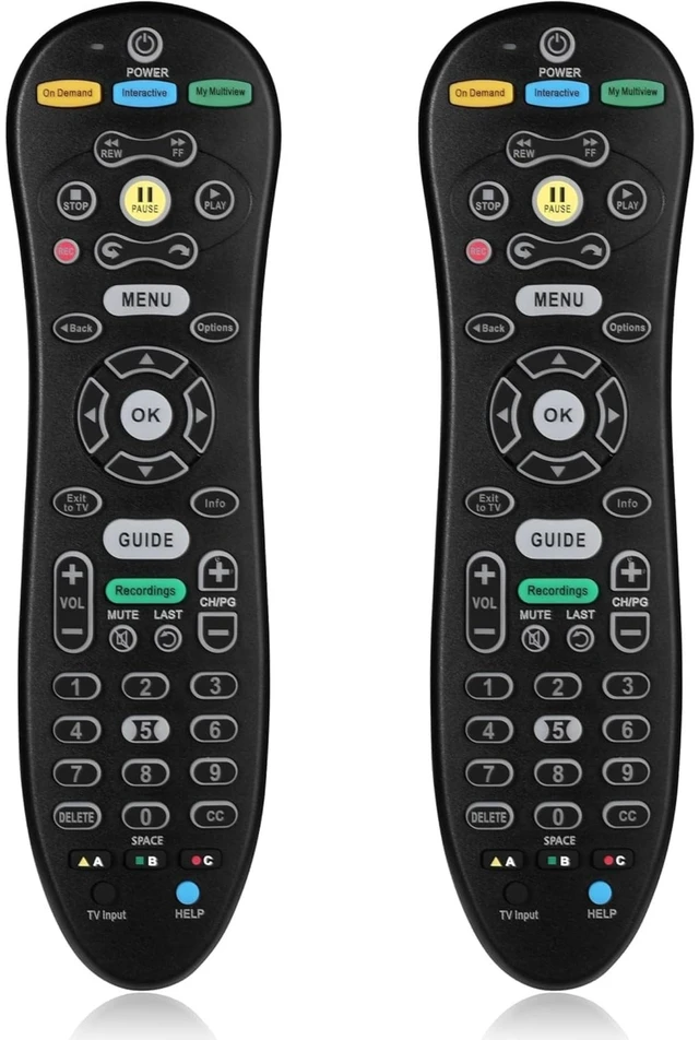 Main image of (2-Pack) S30-S1b Remote Control for ATT Uverse Remote Control Universal Replacement with Easy Setup, Universal TV Remote for Everyday Use, 2 Years Warranty
