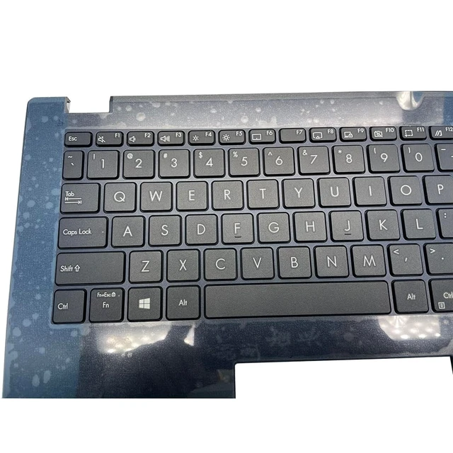 Alt view image 4 of 4 - Laptop Keyboard Compatible for Asus Hard Rock E410 E410M E410E Blue C Shell
